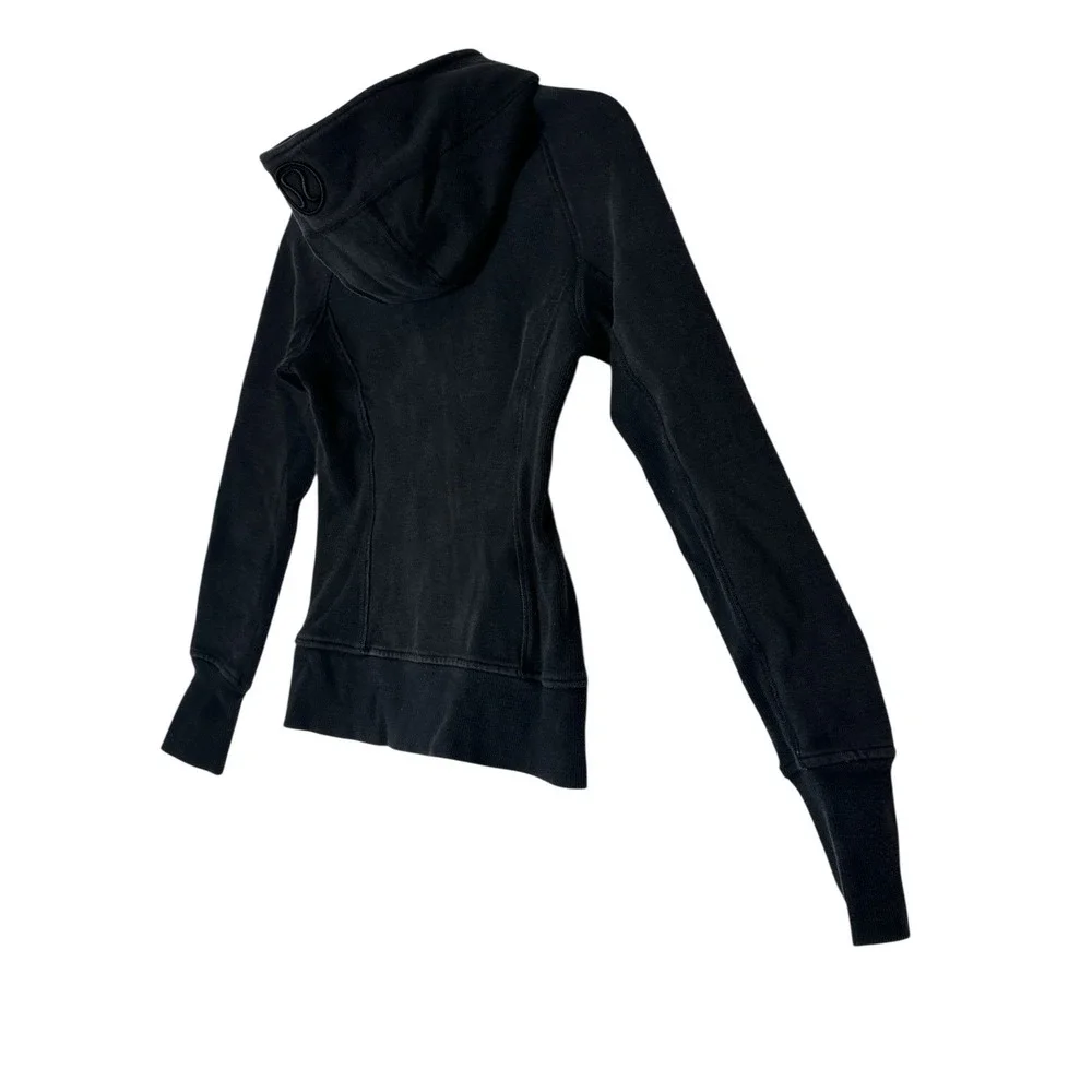 Lululemon Women's Scuba Full Zip Hoodie Jacket Size 4‎ Athleisure Active Outdoor